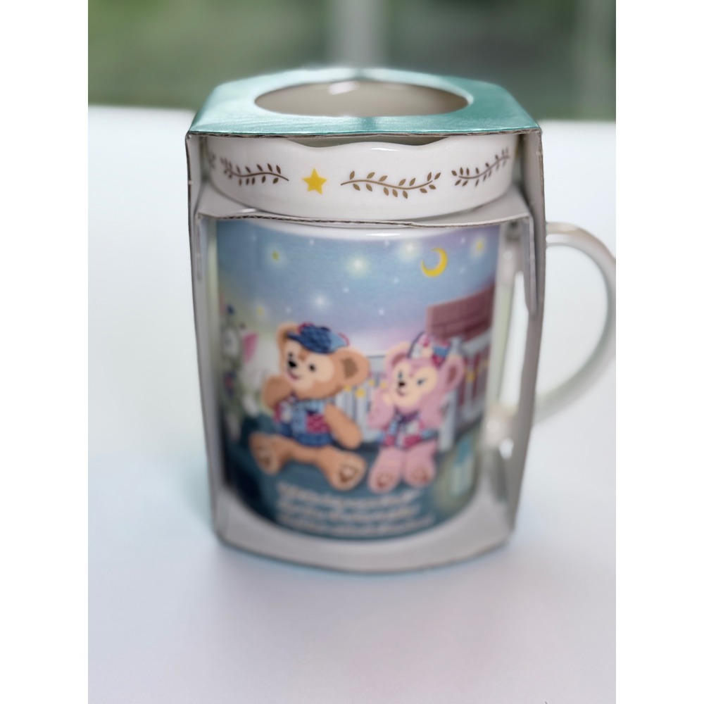 Tokyo DisneySea 15th Anniversary Duffy ShellieMay Gelatoni Mug with Lid Japan